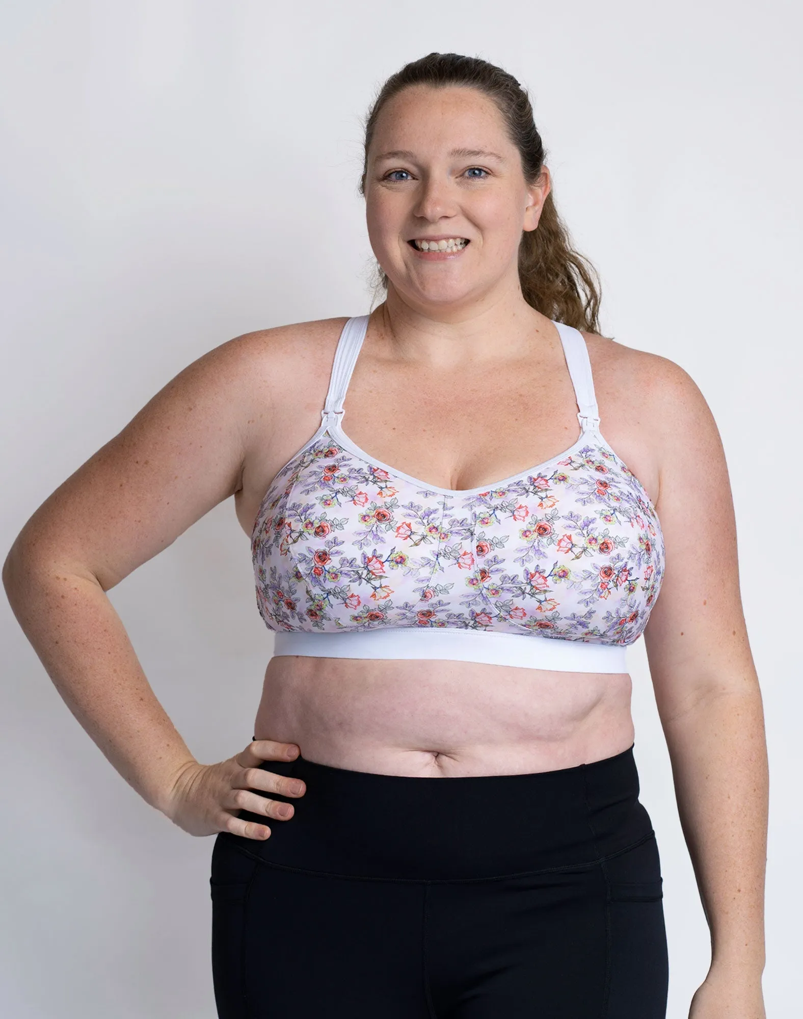 ** CLEARANCE ** Plus Cup Size (H-J) Nursing Bra - Luxe Bra Charm