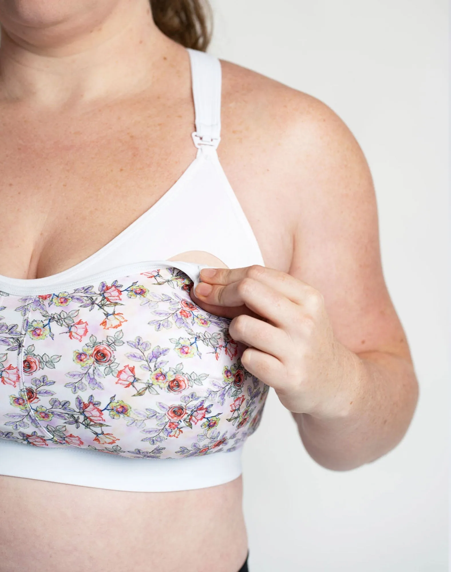 ** CLEARANCE ** Plus Cup Size (H-J) Nursing Bra - Luxe Bra Charm