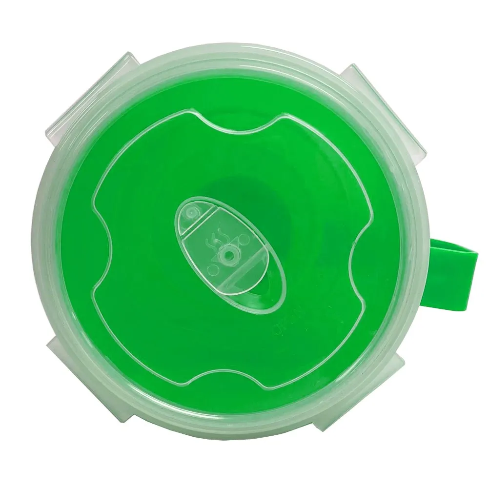 2 Microwave Plastic Bowl With Vent Lid Mug Food Container 30.5oz Dishwasher Safe