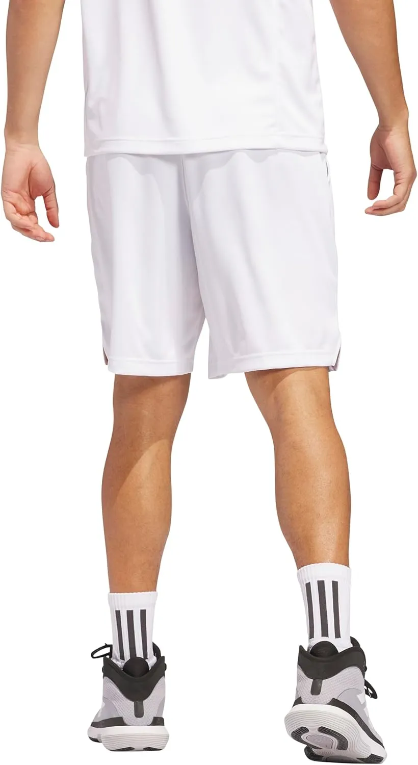 adidas Men's Basketball Legends 3-Stripes Shorts