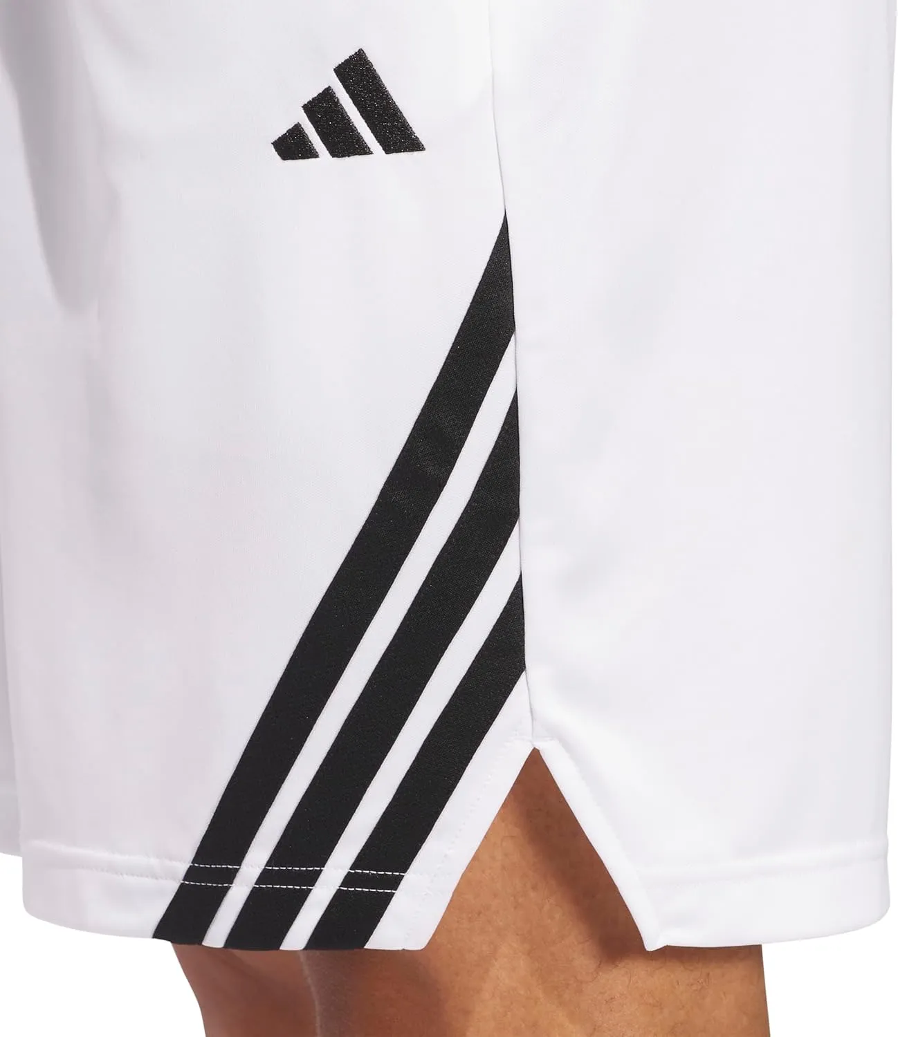 adidas Men's Basketball Legends 3-Stripes Shorts
