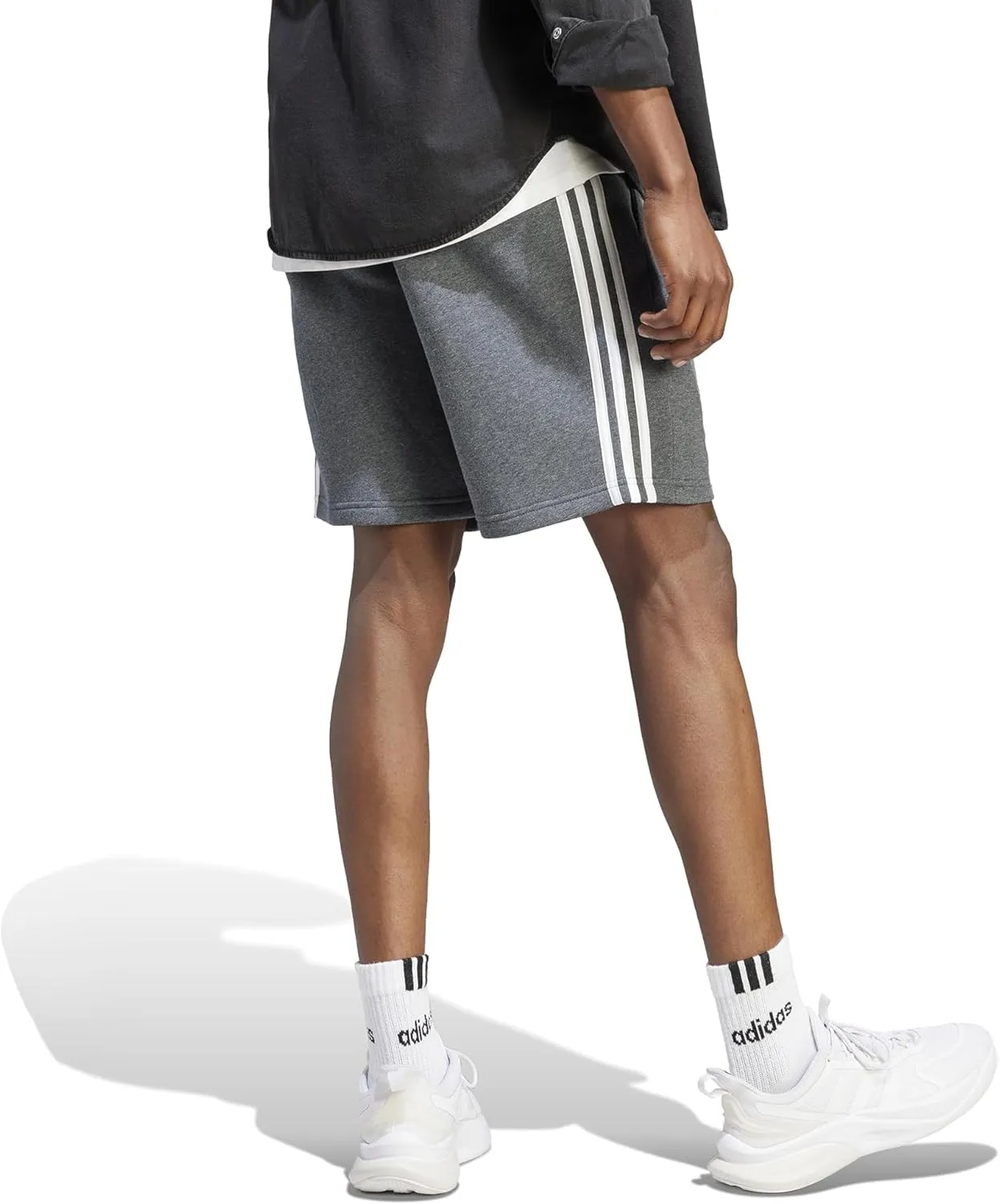 adidas Men's Essentials Fleece 3-Stripes Shorts