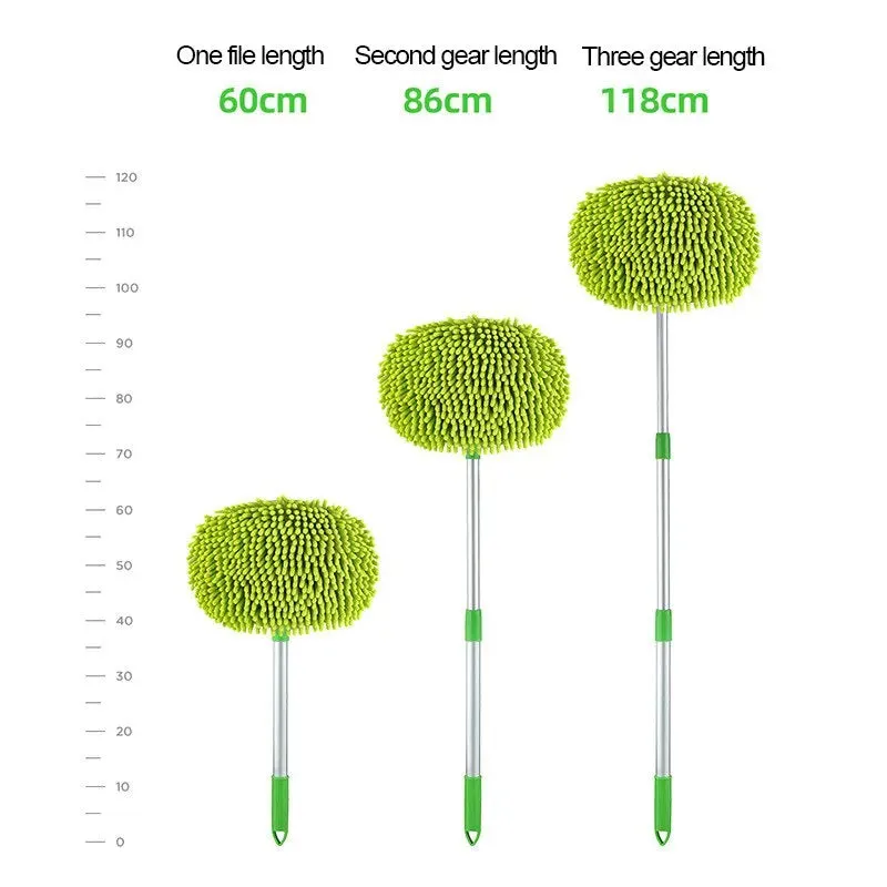 Adjustable Car Cleaning Brush with Telescopic Handle