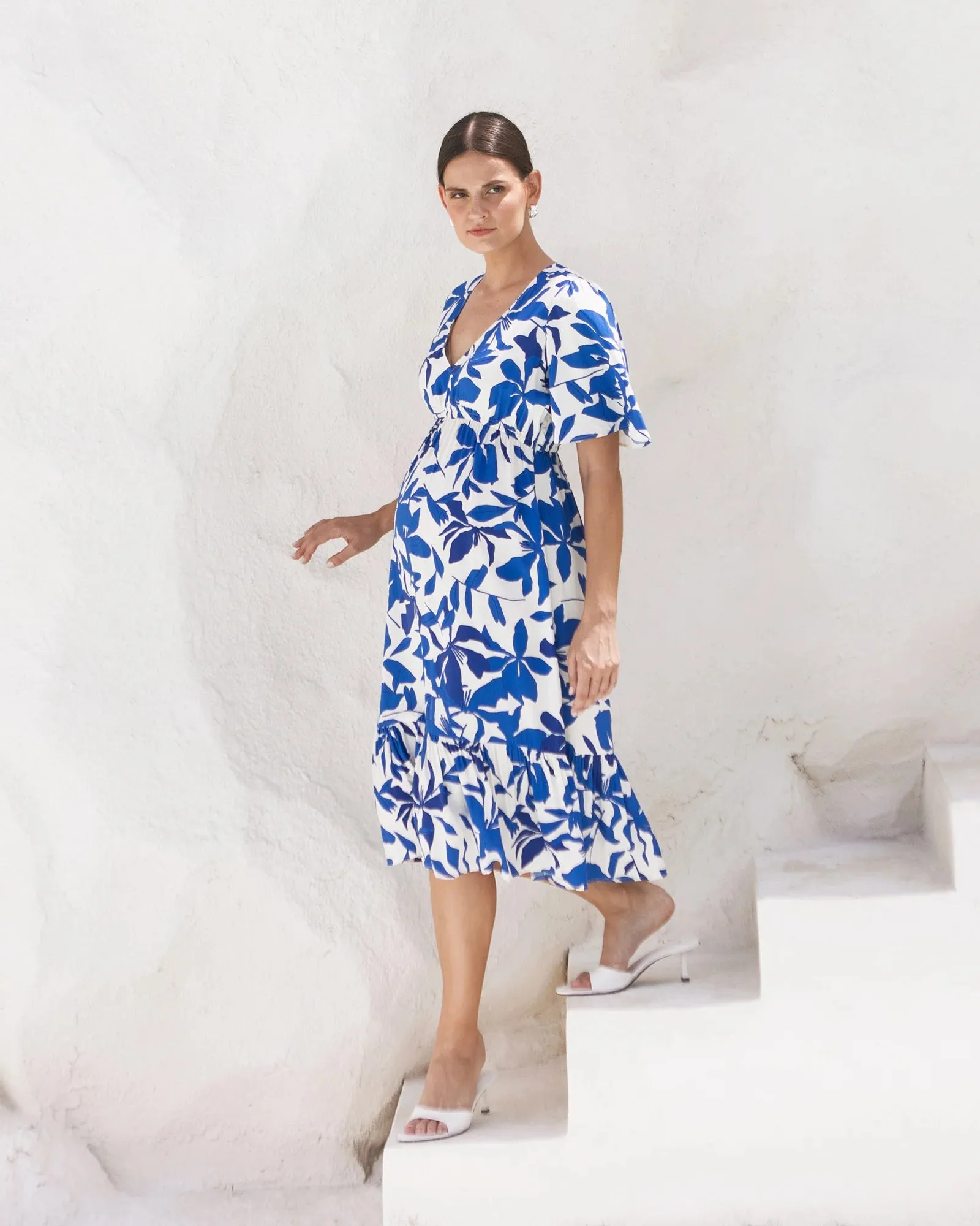 Anika Midi Feeding Dress