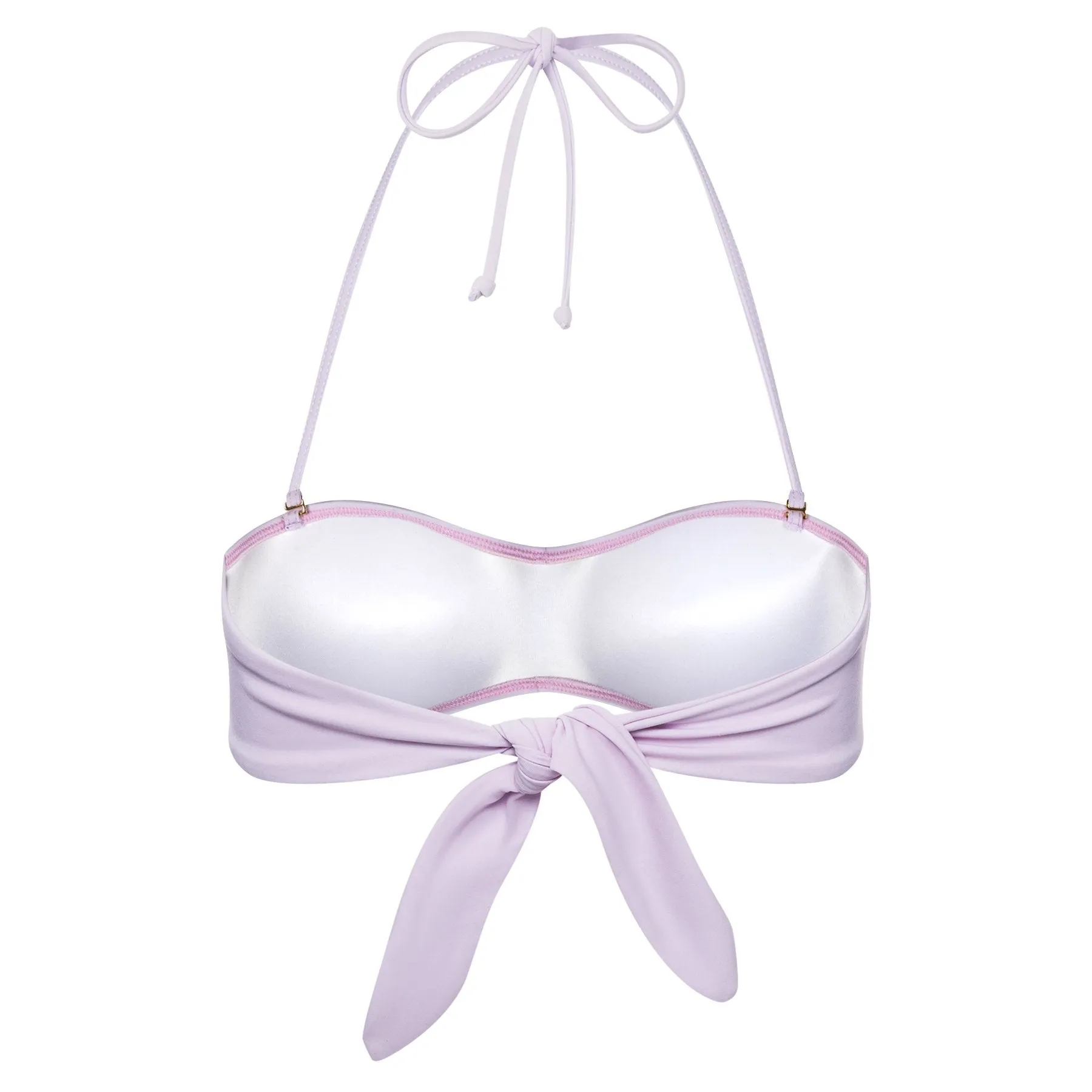 Bandeau bikini top lavender