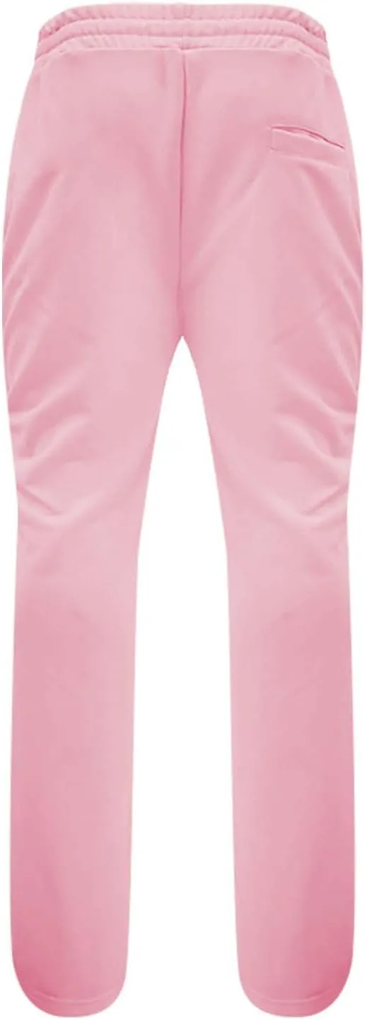 Beach Pants for Men Big and Tall Slim Tit Trousers Casual Relaxed Fit Work Active Summer Yoga Pants with Pockets