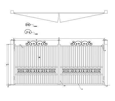 Butterfly Ribbon Double Drive Gate