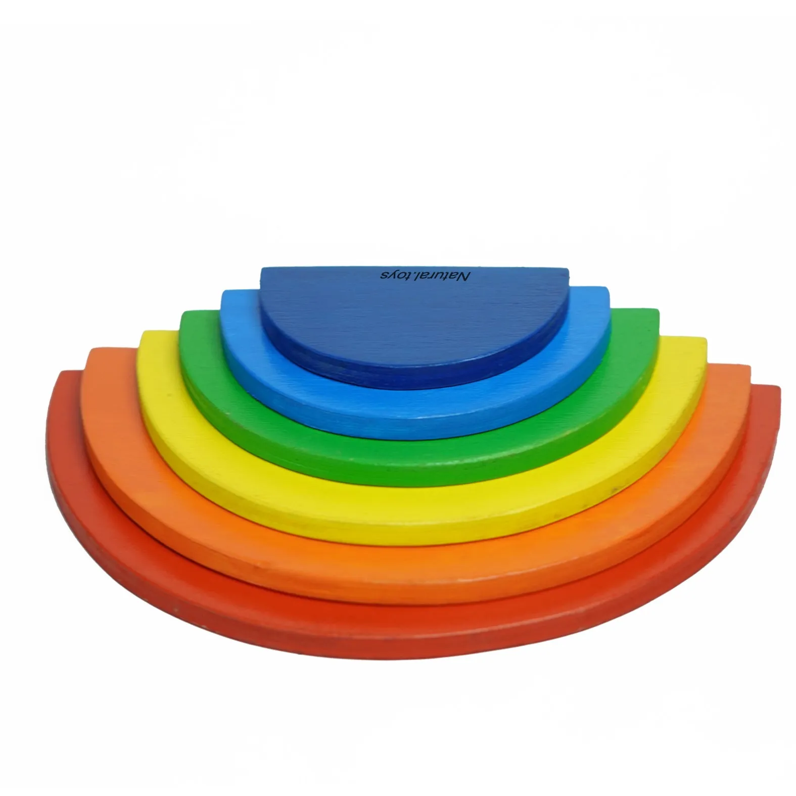 Buy Premium Quality Wooden Semi Circle 6PC | Natural Toys