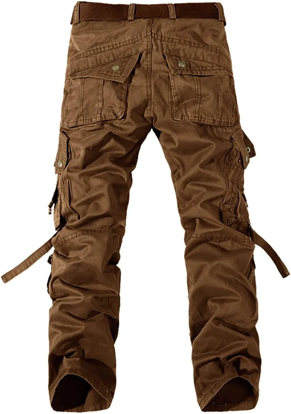 Cargo Jeans for Men Mens Casual Elastic Drawstring Cargo Pants Lightweight Relaxed Fit Cotton Workout Sweatpants 2023
