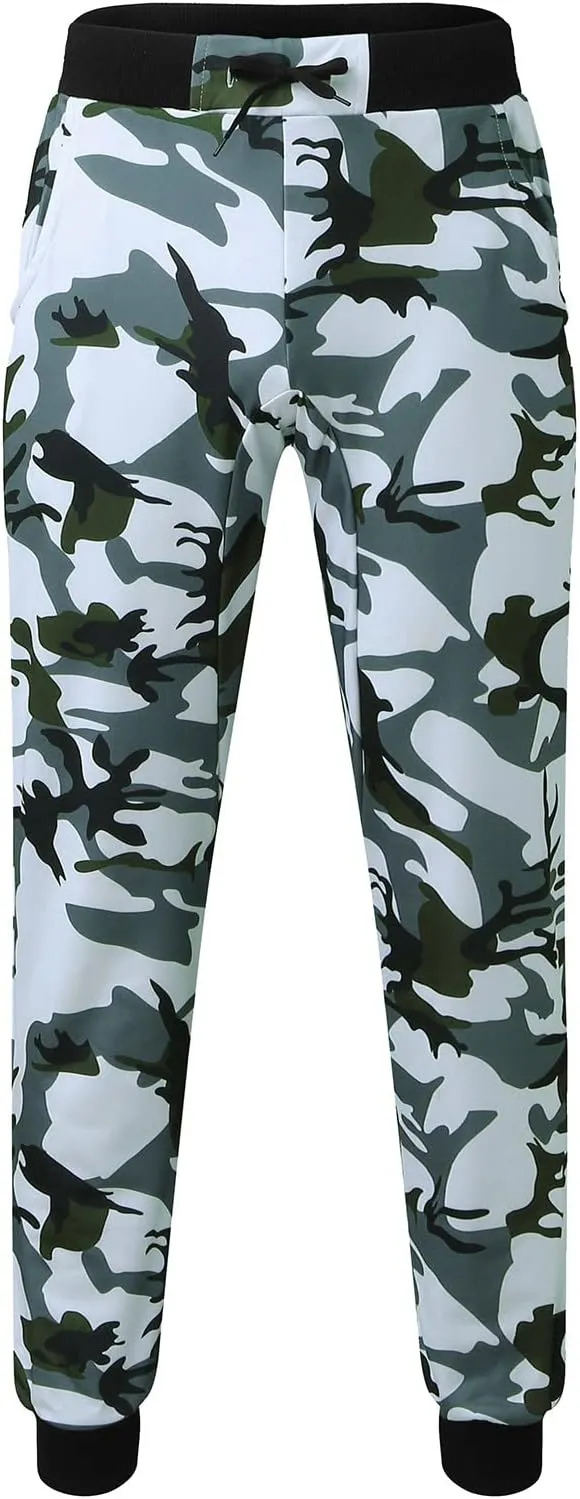 Cargo Pants for Men Big and Tall, Pants Heavyweight Outdoor Relaxed Fit Sweatpants Men's Joggers Pants Casual Baggy
