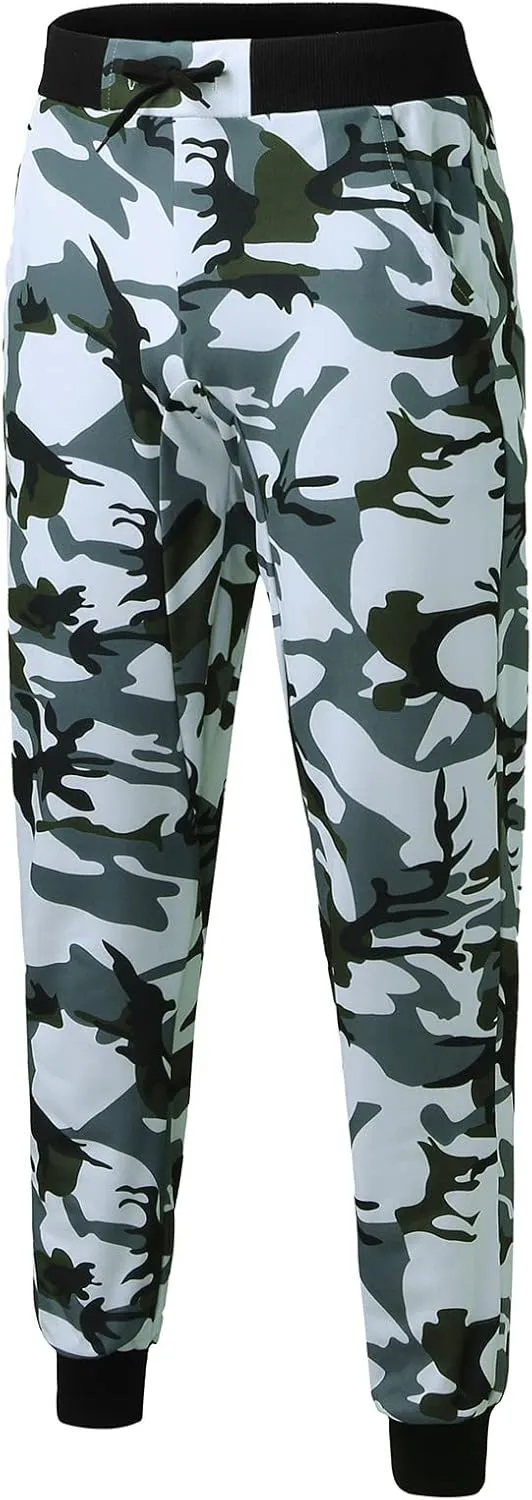 Cargo Pants for Men Big and Tall, Pants Heavyweight Outdoor Relaxed Fit Sweatpants Men's Joggers Pants Casual Baggy