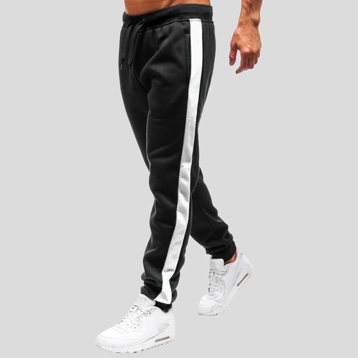 Cargo Pants for Men Relaxed Fit Drawstring Waist Side Pocket Straight Cargo Pants Joggers Men's Casual Athletic Cargo