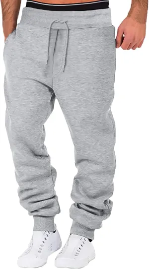 Cargo Sweatpants for Men Work Pants Hiking Cargo Pants Relaxed Winter Men Joggers Pants Loose Fit Men's Classic-Fit