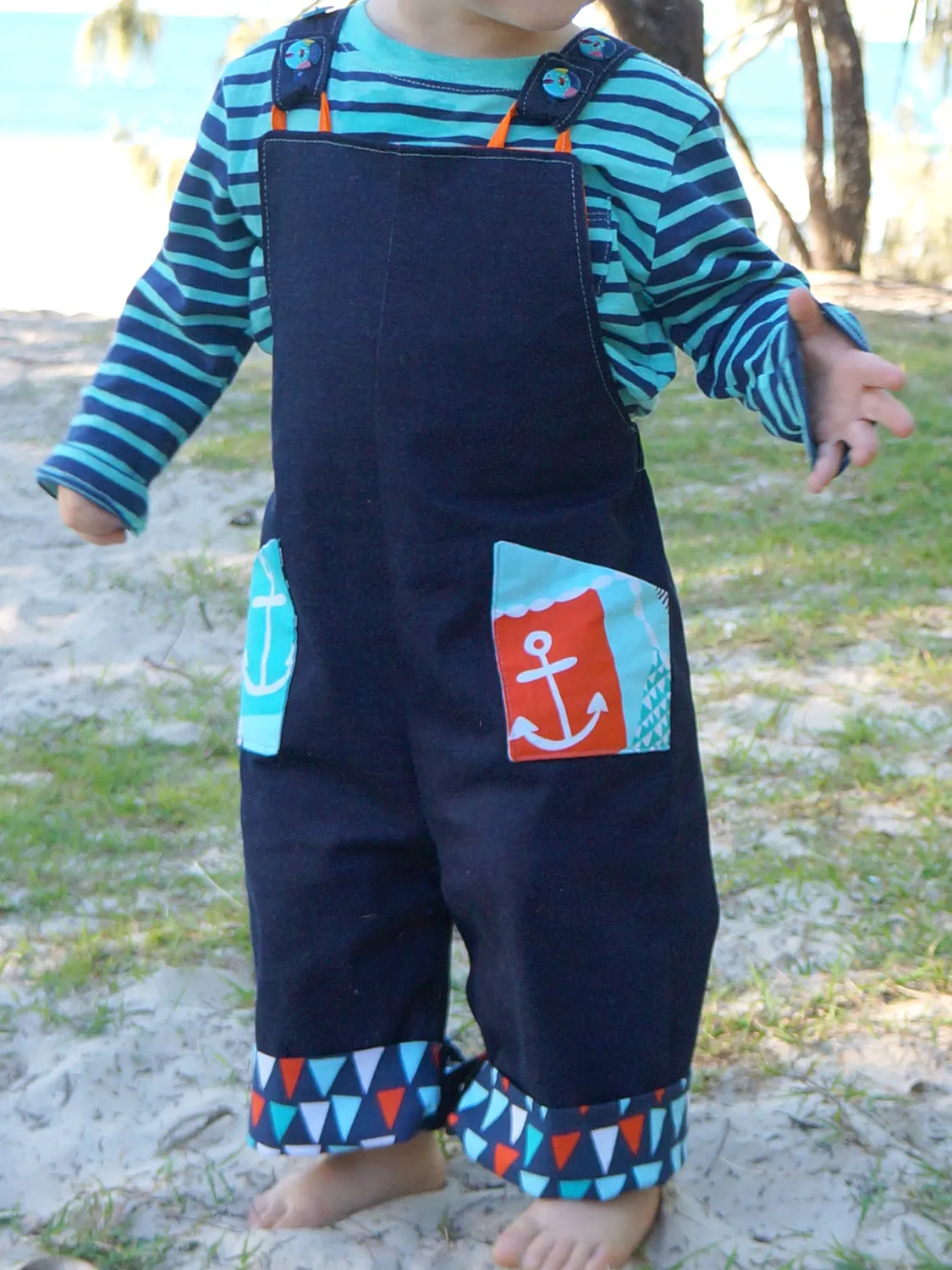 CHARLIE - Boys Romper Pattern (0-36M)