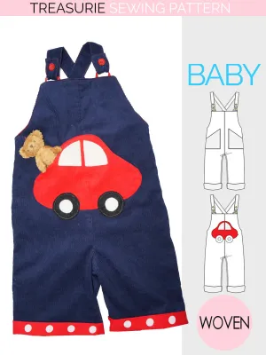 CHARLIE - Boys Romper Pattern (0-36M)