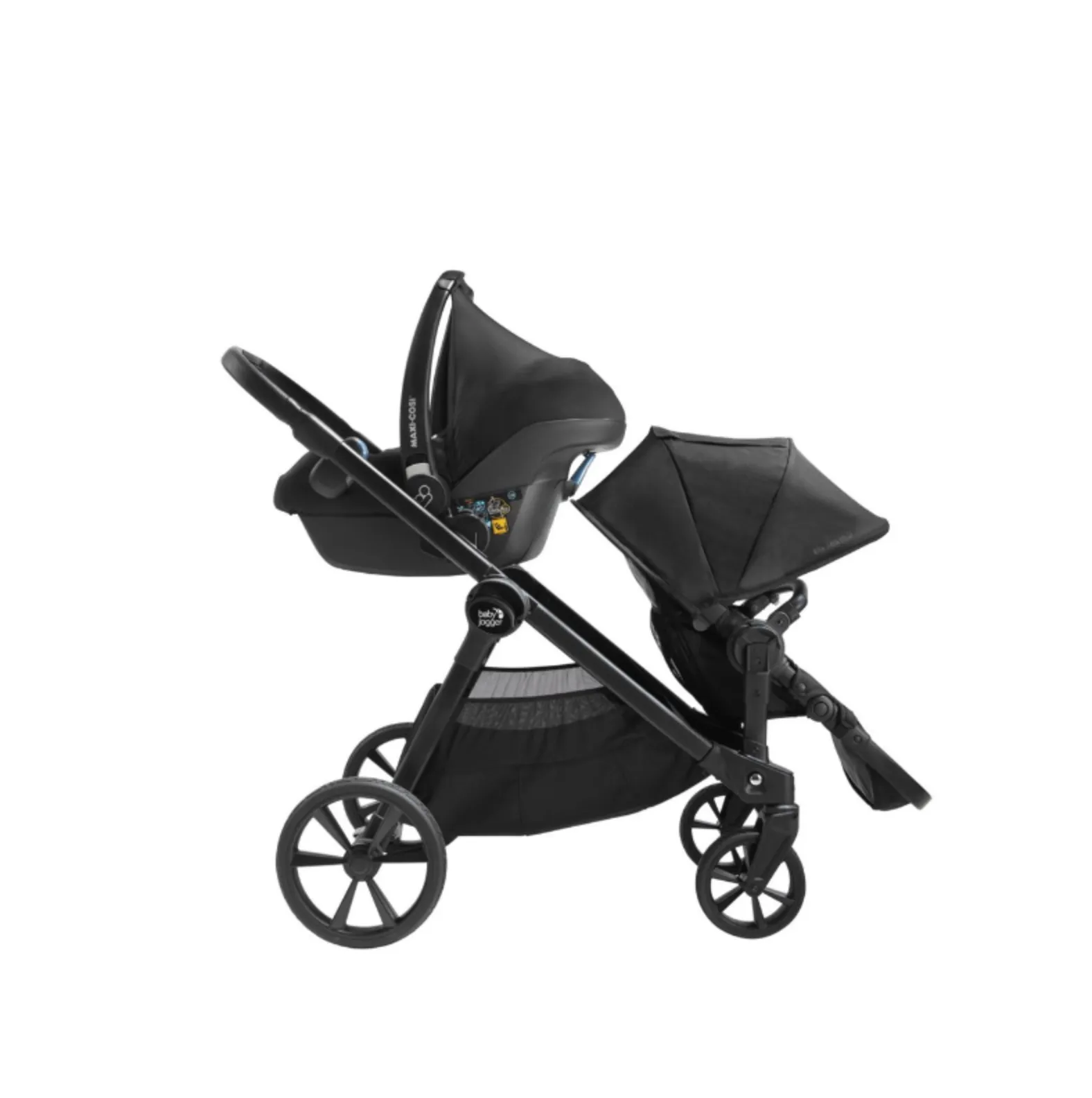 City Select 2 with Tencel Second Seat Kit by Baby Jogger
