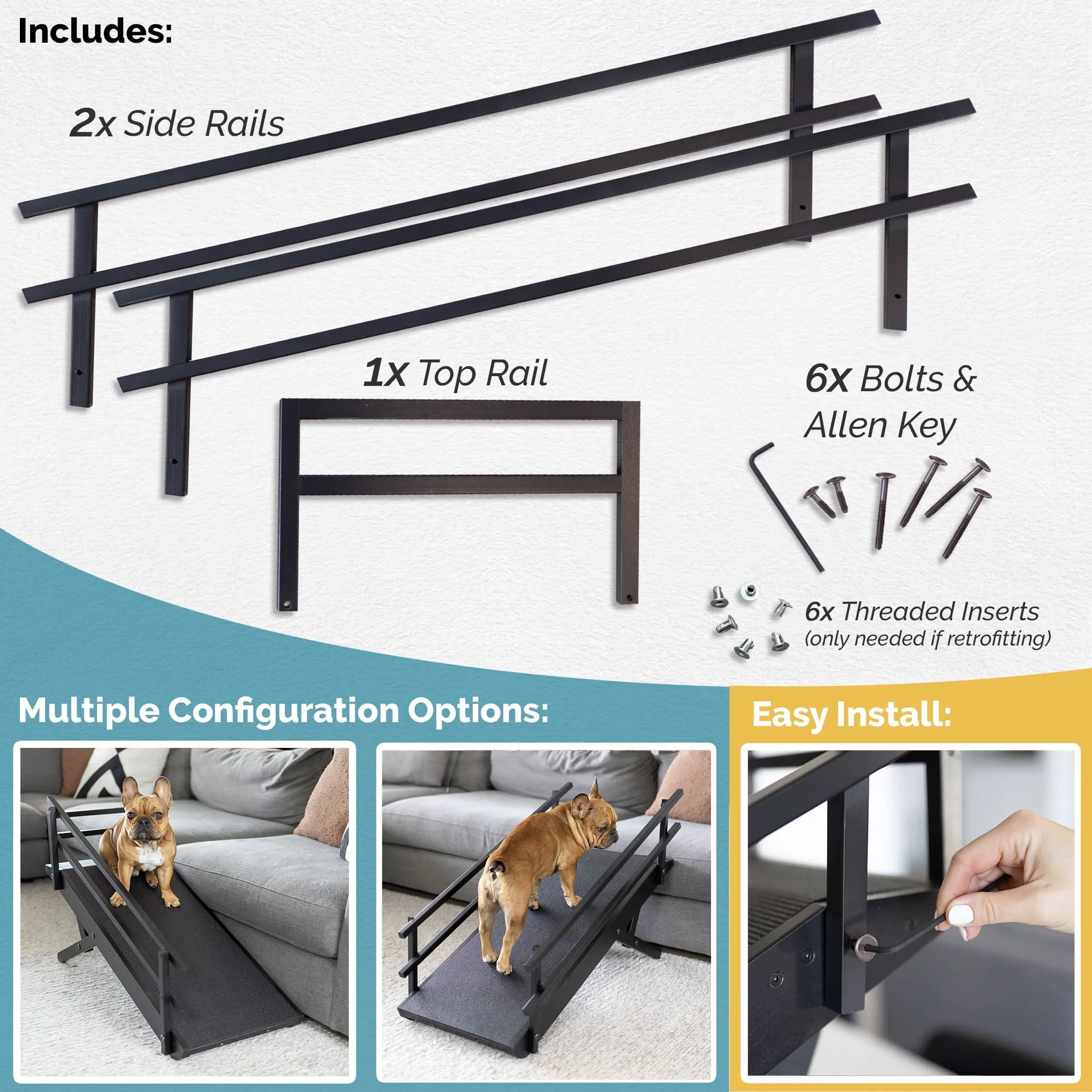 Couch Ramp Railing Kit