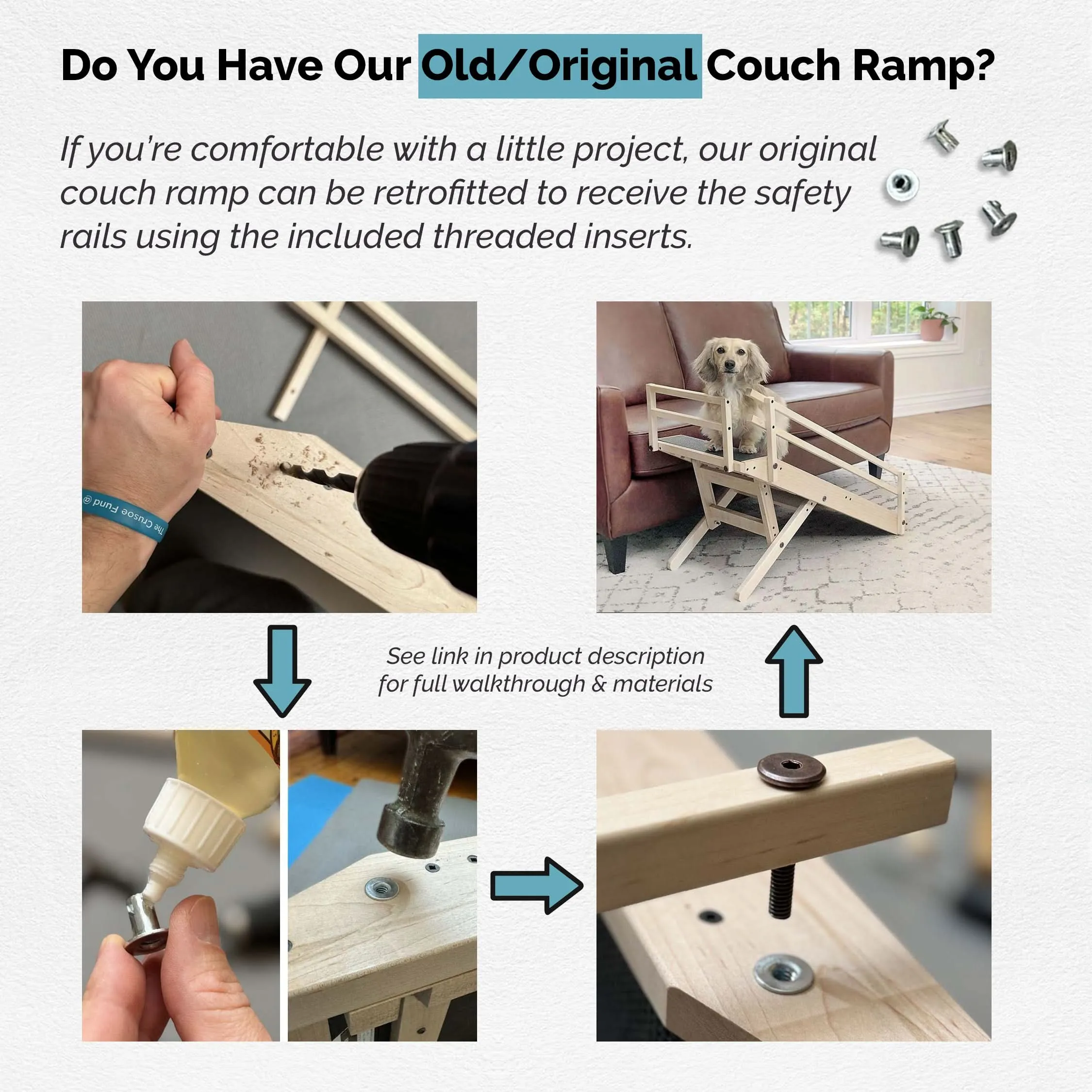 Couch Ramp Railing Kit