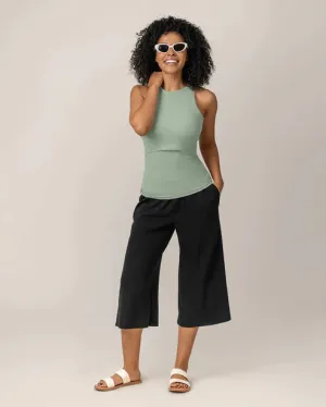 Evie Maternity & Postpartum Pull-On Cropped Pant