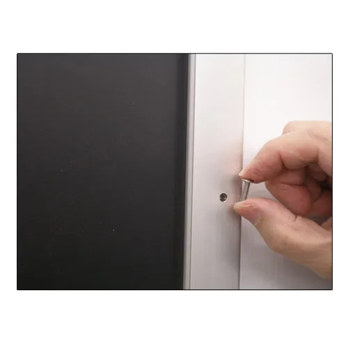 EXTRA LARGE - EXTRA DEEP 72x96 Poster Snap Frames with Security Screws for Mounted Graphics 3/8" and 1/2" Thick Boards