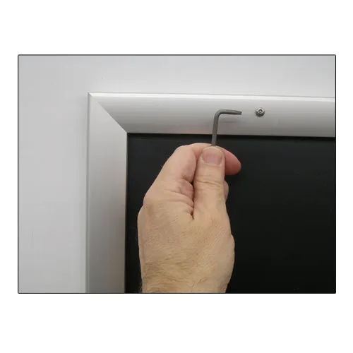 EXTRA LARGE - EXTRA DEEP 72x96 Poster Snap Frames with Security Screws for Mounted Graphics 3/8" and 1/2" Thick Boards