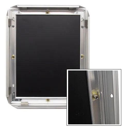 EXTRA LARGE - EXTRA DEEP 72x96 Poster Snap Frames with Security Screws for Mounted Graphics 3/8" and 1/2" Thick Boards
