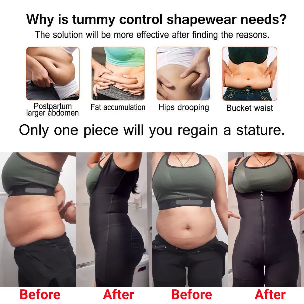 Fajas Colombianas Full Body Shaper  Postpartum Tummy Slimming