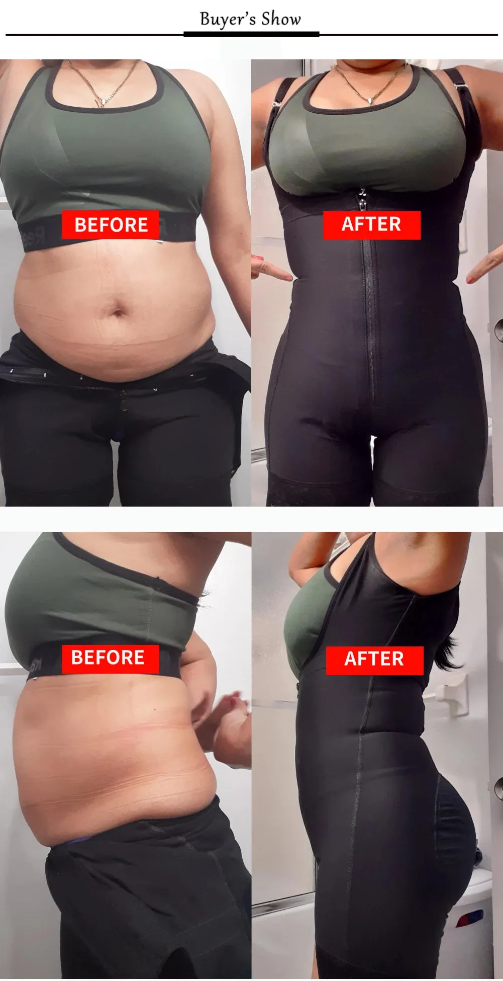 Fajas Colombianas Full Body Shaper  Postpartum Tummy Slimming