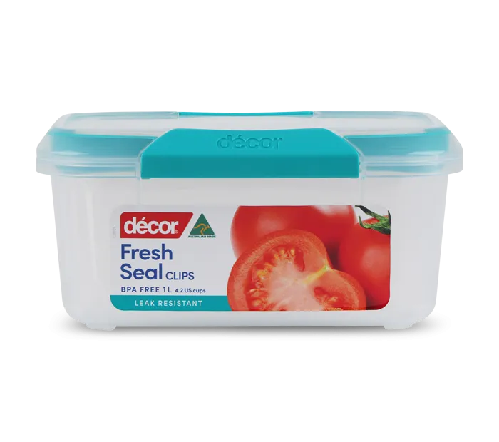 Food Containers, Oblong, 1L