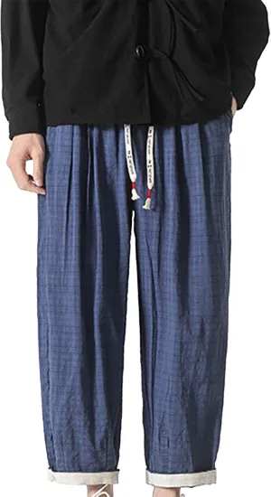 FZVYD Camouflage Pants Mens Casual Elastic Drawstring Cargo Pants Lightweight Relaxed Fit Cotton Workout Sweatpants 2023