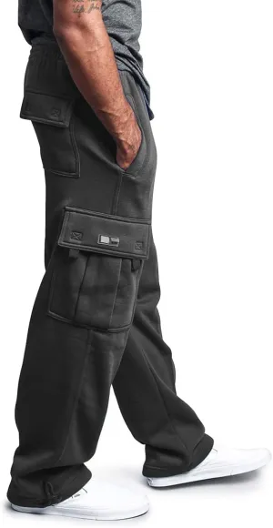 FZVYD Mens Black Dress Pants Slim Mens Casual Elastic Drawstring Cargo Pants Lightweight Relaxed Cotton Workout Sweatpants