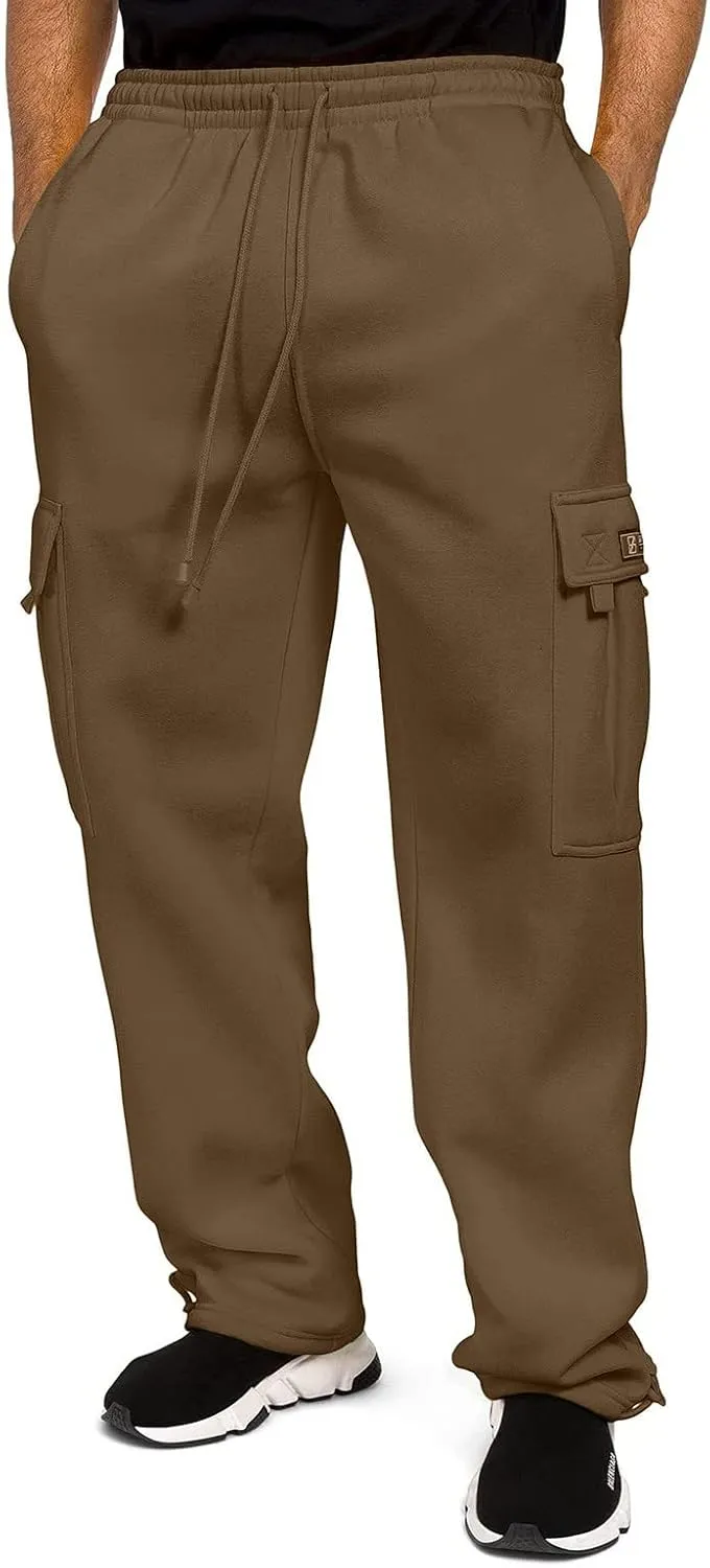 FZVYD Mens Black Dress Pants Slim Mens Casual Elastic Drawstring Cargo Pants Lightweight Relaxed Cotton Workout Sweatpants