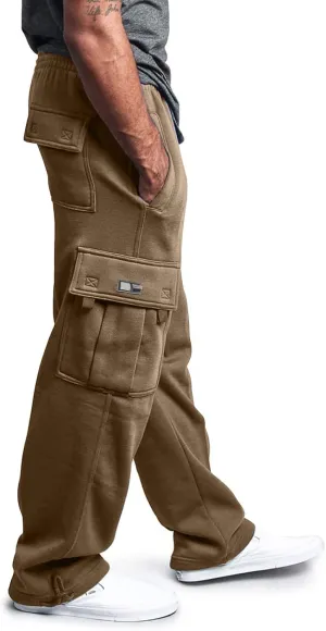 FZVYD Mens Black Dress Pants Slim Mens Casual Elastic Drawstring Cargo Pants Lightweight Relaxed Cotton Workout Sweatpants