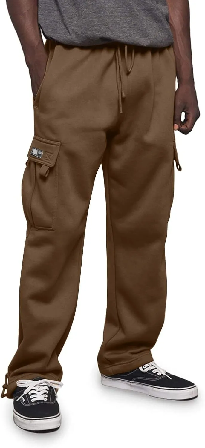 FZVYD Mens Black Dress Pants Slim Mens Casual Elastic Drawstring Cargo Pants Lightweight Relaxed Cotton Workout Sweatpants