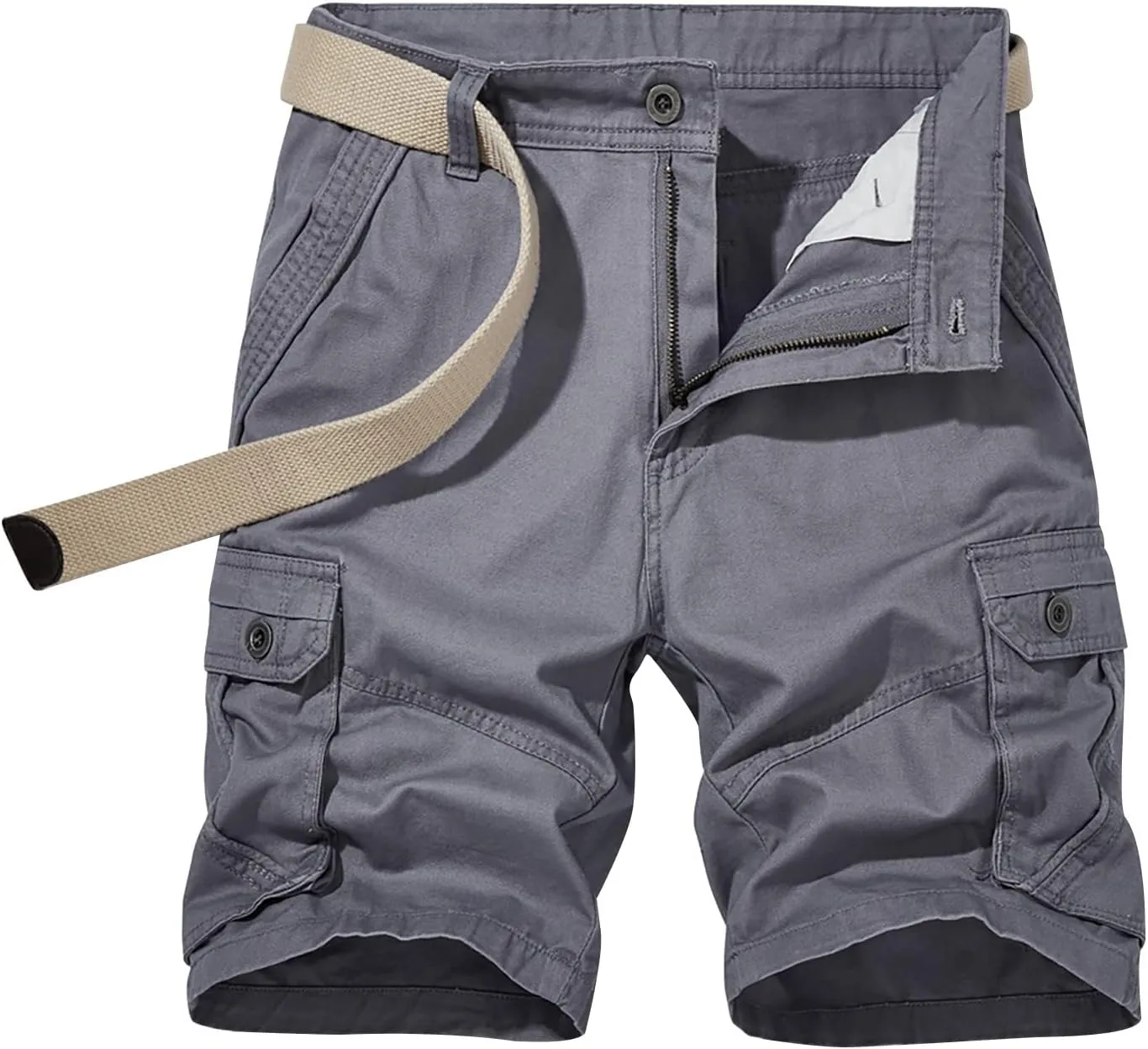 FZVYD Orange Pants Men Mens Casual Elastic Drawstring Cargo Pants Lightweight Relaxed Fit Cotton Workout Sweatpants 2023