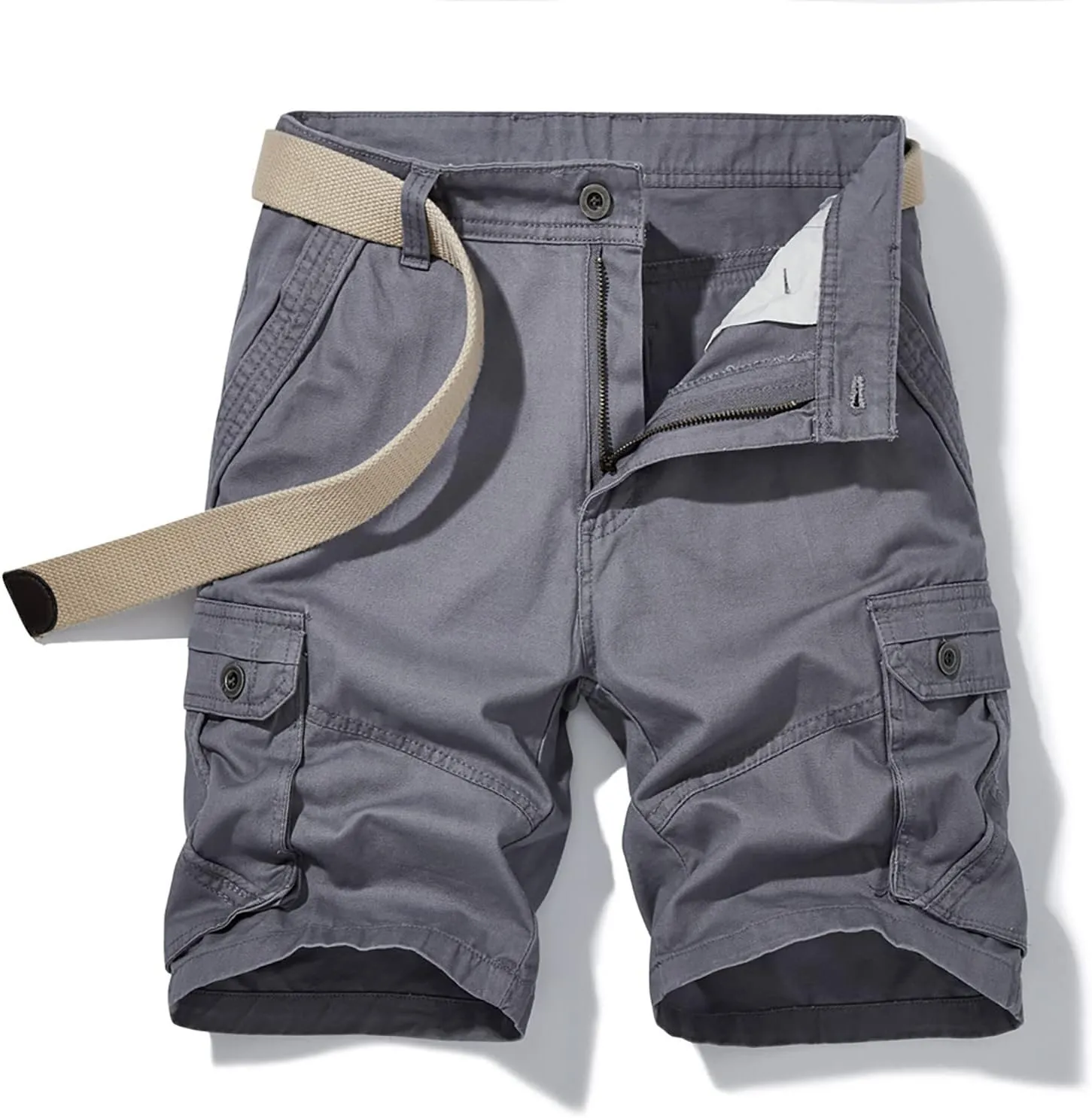 FZVYD Orange Pants Men Mens Casual Elastic Drawstring Cargo Pants Lightweight Relaxed Fit Cotton Workout Sweatpants 2023