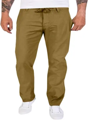 FZVYD Pinstripe Pants Men Mens Casual Elastic Drawstring Cargo Pants Lightweight Relaxed Fit Cotton Workout Sweatpants 2023