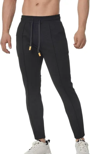 FZVYD Polo Sweatpants for Men Mens Casual Elastic Drawstring Cargo Pants Lightweight Relaxed Fit Cotton Workout Sweatpants