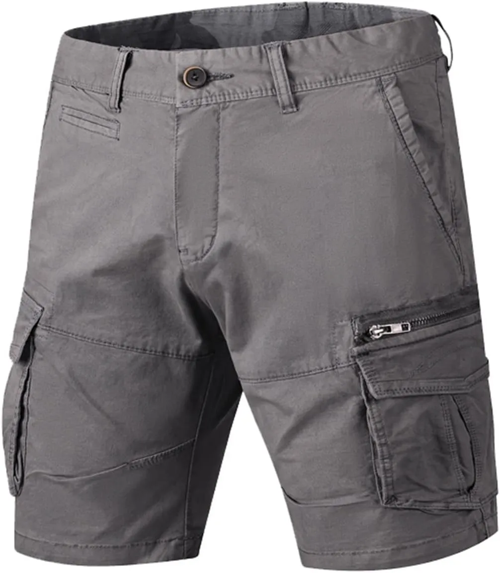 FZVYD Polyester Pants Men Mens Casual Elastic Drawstring Cargo Pants Lightweight Relaxed Fit Cotton Workout Sweatpants 2023
