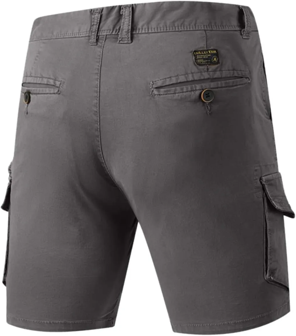 FZVYD Polyester Pants Men Mens Casual Elastic Drawstring Cargo Pants Lightweight Relaxed Fit Cotton Workout Sweatpants 2023