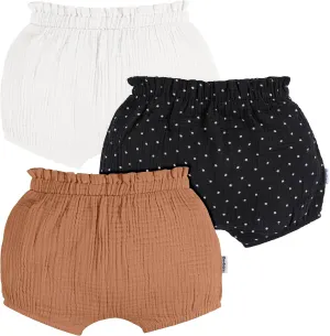 Gerber Baby Girls' 3-Pack Bubble Shorts
