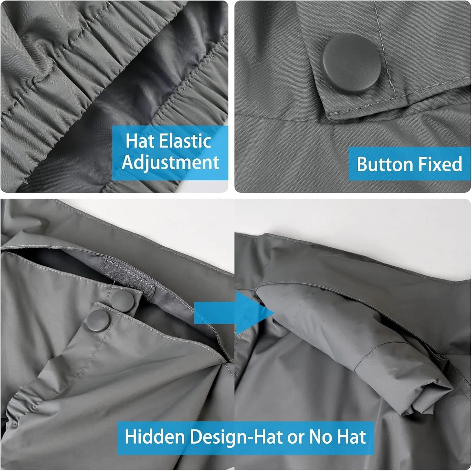 Girls Boys Rain Jackets, Lightweight Waterproof Kids Rain Coats with Hood Windbreakers for Kids