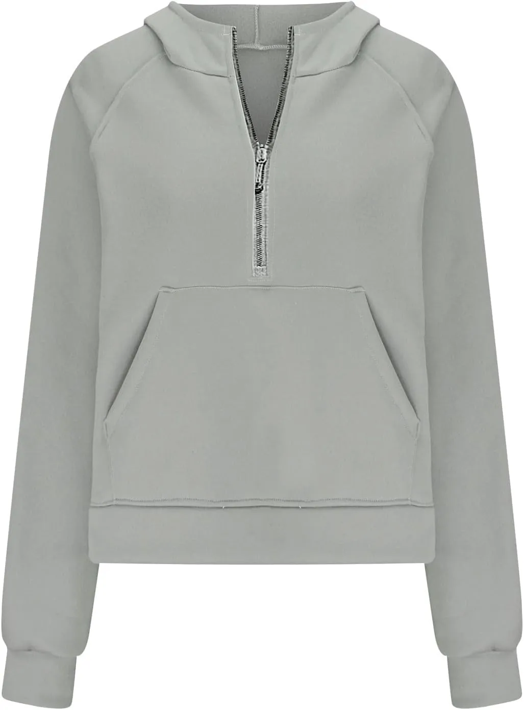 Half Zip Up Hoodie For Women Trendy 2023 Fall y2k Outfits Oversized Long Sleeve Hooded Sweatshirt Pullover