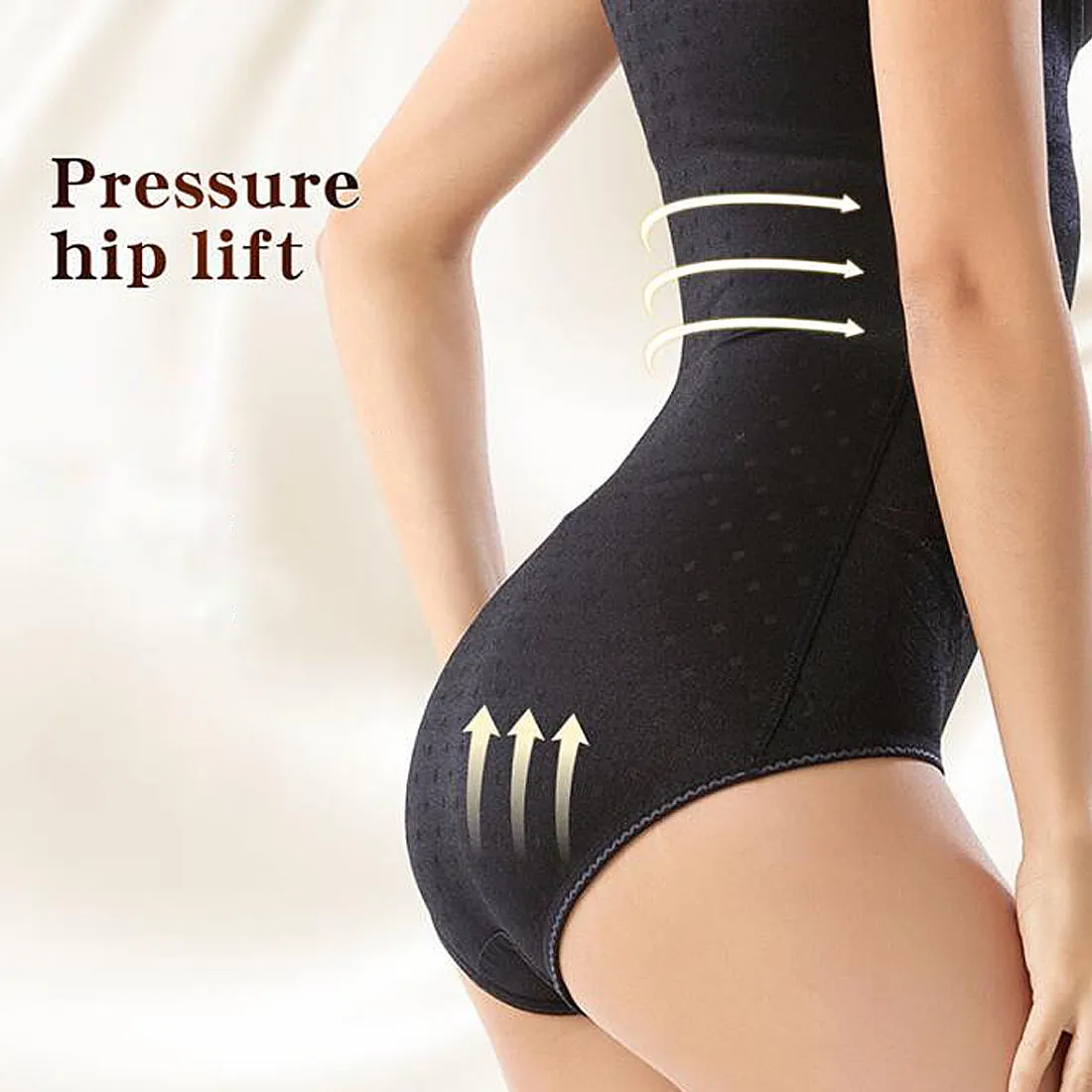 Hanerdun Women Tummy Control Shapewear Female Compression Bodysuit