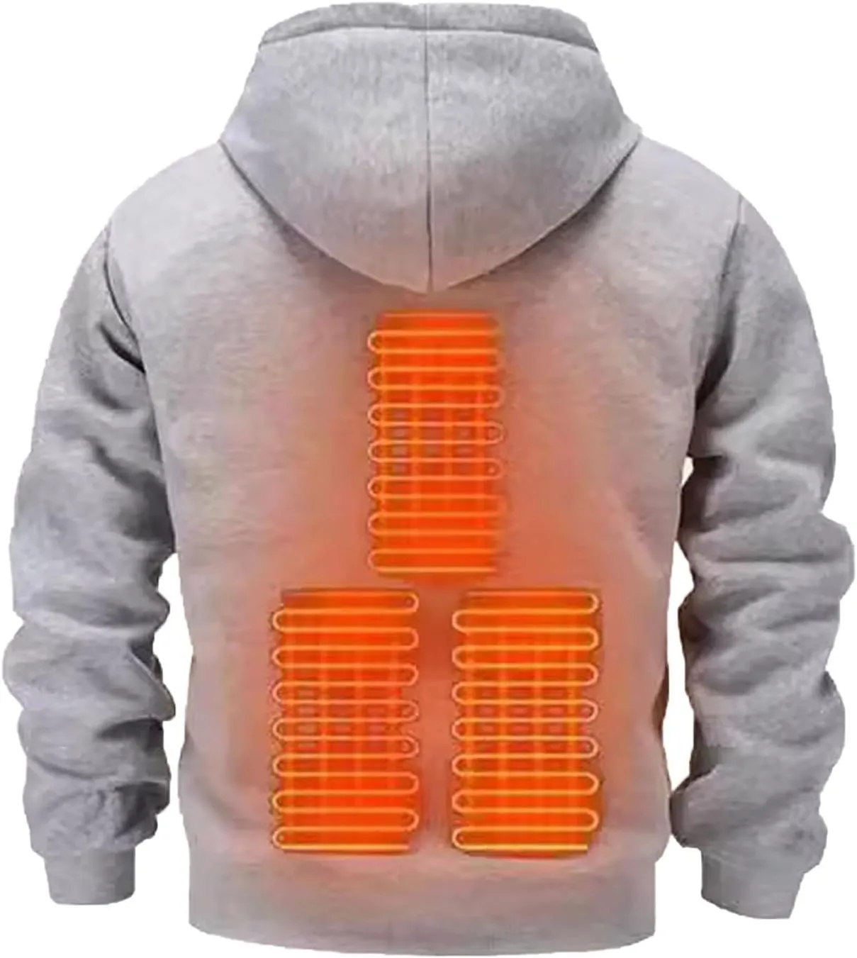 Heated Hoodie For Men Pullover 4xl Unisex Pullover Heavyweight Drawstring Heated Sweatshirt Men Women With Pocket