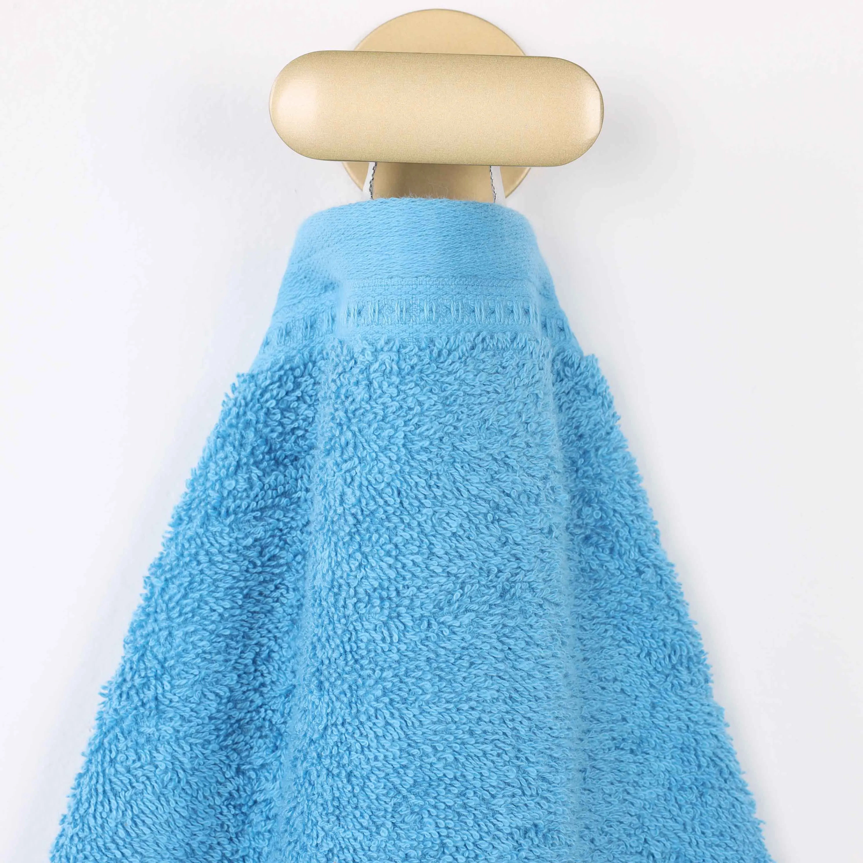 Honeycomb Textured Waffle Border Luxury Cotton 12 Piece Towel Set