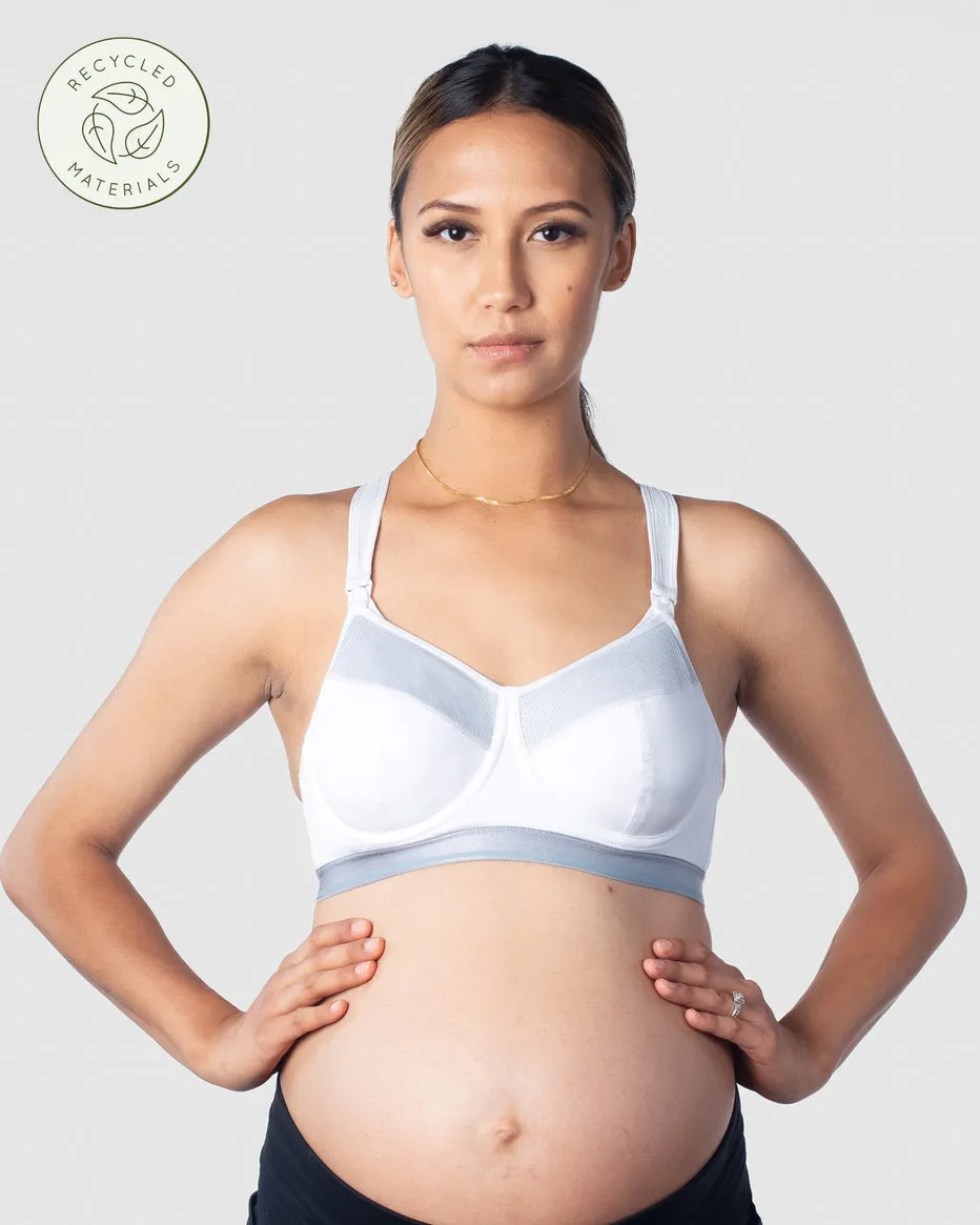 Hotmilk 'Reactivate' Sports Nursing Bra - White