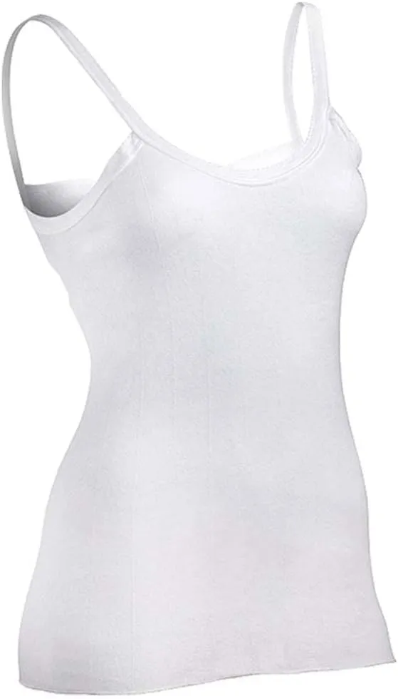 Indera Women's Sleeveless Vest 100-Percentage Cotton 1x1 Rib (3-Pack)