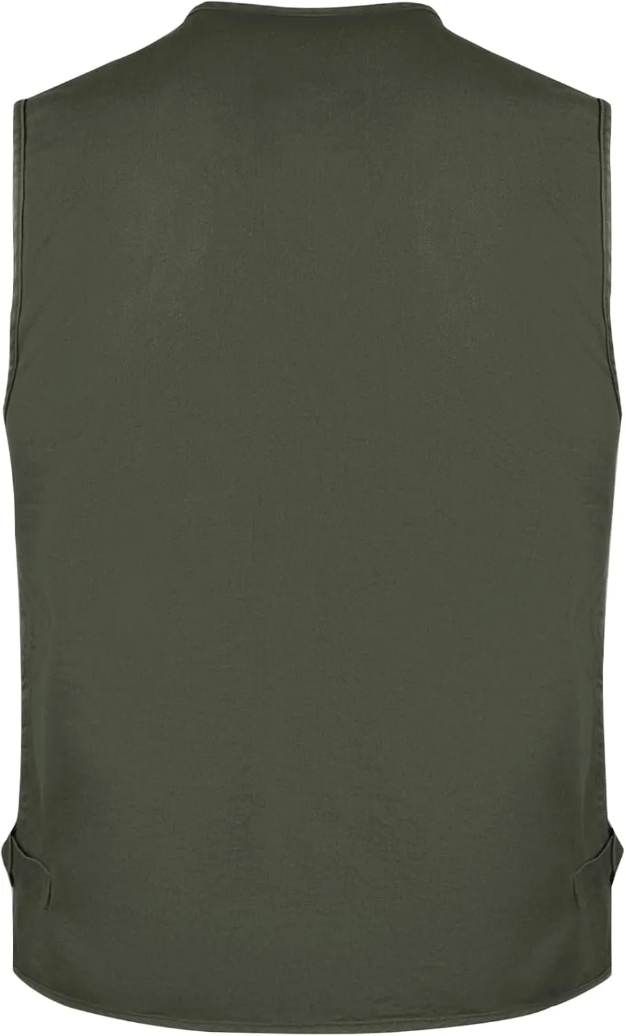 Jade Hare Men's Lightweight Fishing Safari Vest Travel Outdoor Work Sleeveless Jacket Cargo Vests Military Shooting Clothing