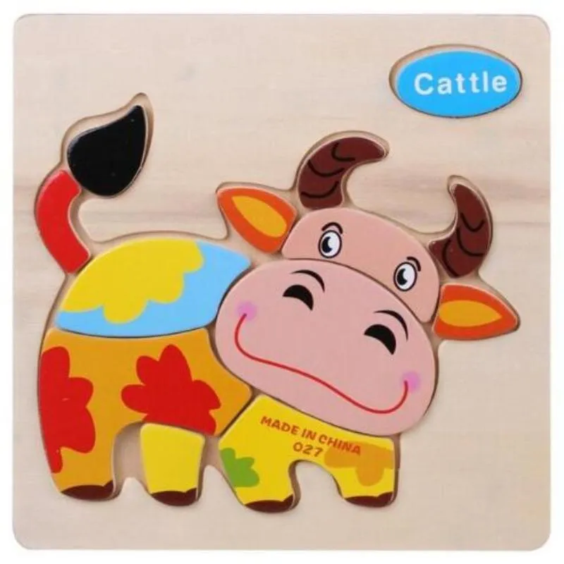 JuniorEinstein™ Wooden Animal Puzzle